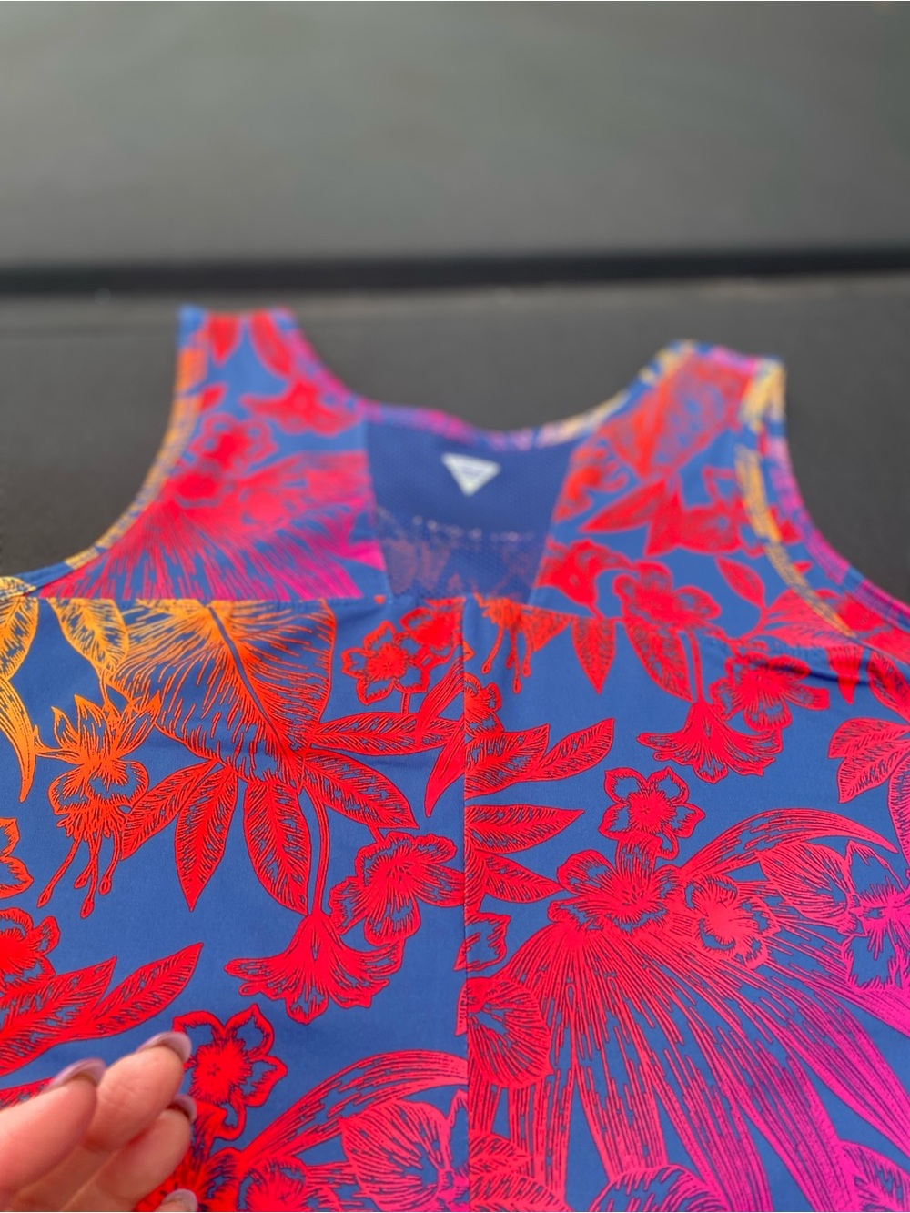 Columbia PFG sz large Freezer tropical print dress - Picture 5 of 9